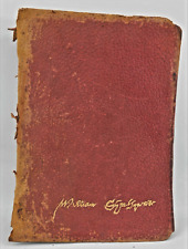 Coleira antiga completa obras de couro Shakespeare Cov R F 1312pg índice de polegar, usado comprar usado  Enviando para Brazil