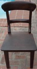 Vintage Solid Wood Side Chair – VGC – DARK GLOSSY FINISH – GREAT FOR DESK, used for sale  Shipping to South Africa