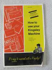 Manual de instrucciones Cómo usar tu máquina estampadora de lámina caliente Kingsley segunda mano  Embacar hacia Argentina