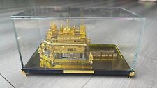 Templo Dorado Amritsar Modelo de Cristal Enchapado en Oro, Sikh Religioso Esencial segunda mano  Embacar hacia Argentina