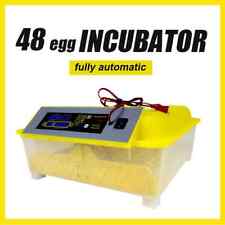 48 Egg Intelligent Automatic Incubator Hatcher For Hatching, 12v & 220v, used for sale  CRUMLIN