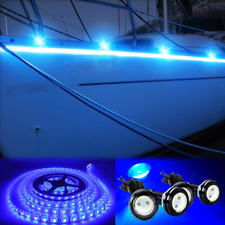 Luz de pesca subaquática pesca noturna 15000 lumens LED azul barco faixa brilhante comprar usado  Enviando para Brazil