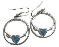 heart turquoise earrings for sale  Quakertown