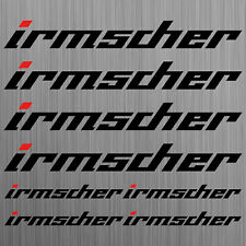 Irmscher sticker decal for sale  Shipping to Ireland