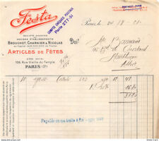 Facture 1921 articles d'occasion  France