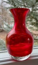 Art glass red for sale  Highland Mills