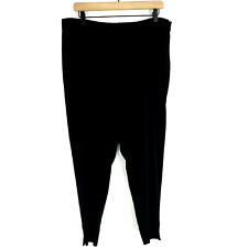 Theory Pants Size 12 Black Kissan Lifestyle Silk Georgette Drapey Crop Trouser, käytetty myynnissä  Leverans till Finland