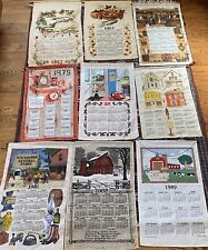 Vintage linen calendar for sale  Royal Oak
