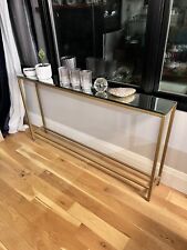 glass gold console table for sale  Boonton