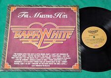 Barry White - The Maestro Hits SOMENTE BRASIL 1ª imprensa LP 1994 comprar usado  Brasil 