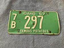 1957 idaho license for sale  Sagle