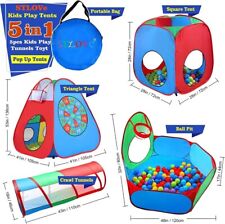 Kids Play Tent, 5 in 1 Play Tunnel Toy, Pop Up Tent, Playhouse and Tunnel STLOVe for sale  Shipping to South Africa