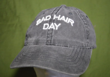 Bad Hair Day Strapback chapéu boné de beisebol preto desbotado, usado comprar usado  Enviando para Brazil