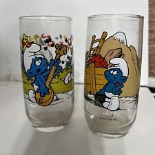 1982 smurf glasses for sale  Morganton
