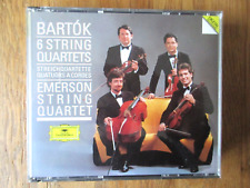 Bartok - The 6 String Quartets / Emerson String Qt / DG 423 657-2 / Ed1 2CD PDO, usado comprar usado  Enviando para Brazil