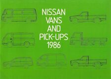 Used, Nissan Sunny Urvan Pick-Up 4WD Vanette Trade Cabstar 1986-87 UK Market Brochure for sale  UK