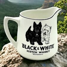 Usado, Jarro de uísque escocês preto branco vintage Buchanan Scottie Dogs jarro de água perfeito estado comprar usado  Enviando para Brazil