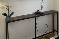 solid console table tv wood for sale  Brooklyn