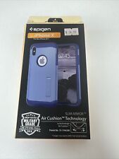 Usado, Funda protectora delgada Spigen para iPhone X - púrpura segunda mano  Embacar hacia Argentina