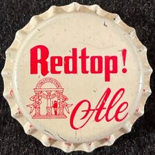 REDTOP! ALE •GEORGIA TAX• UNUSED CORK BEER BOTTLE CAP CINCINNATI OHIO CROWNS OLD, used for sale  Shipping to South Africa