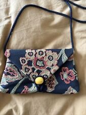 L. O'Neill Design Vintage Colorful Floral Tapestry Artsy Purse Clutch for sale  Shipping to South Africa