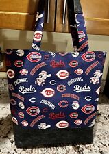 Usado, Bolsa tote de fraldas personalizada Cincinnati Reds MLB azul marinho lavável na máquina mercado de algodão comprar usado  Enviando para Brazil