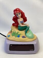 Reloj despertador digital Fantasma Disney Little Mermaid Ariel y luz nocturna funcionando segunda mano  Embacar hacia Argentina
