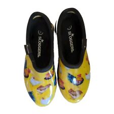 Zapatos cómodos de jardinería Sloggers con estampado de pollo sin cordones amarillos talla 7 para mujer’s segunda mano  Embacar hacia Argentina