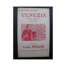 Acordeão Venezia Waltz Musette Louis Peguri 1935 comprar usado  Enviando para Brazil