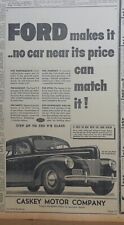1940 newspaper ford for sale  Houlton