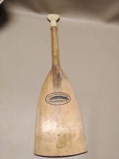 Used, Vintage Feather Brand Boat Canoe Paddle Oar 28  " Wood Wooden Cabin USA Made Vtg for sale  Shipping to South Africa