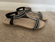 diamante wedge sandals for sale  HINDHEAD