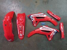 Kit de plástico rojo 2022-2024 Honda CRF450R 2021-2024 CRF250R guardabarros de stock segunda mano  Embacar hacia Argentina