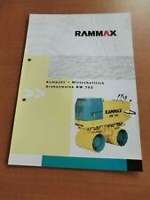 Prospekt ammann rammax gebraucht kaufen  Könnern