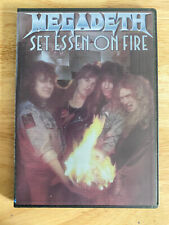 Megadeth - Conjunto Essenn on Fire! DVD ao vivo 1988 Dave Mustaine Chris Polônia, usado comprar usado  Enviando para Brazil