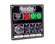Panel de control de encendido QuickCar negro 3 palancas/1 pulsador/3 luces segunda mano  Embacar hacia Mexico