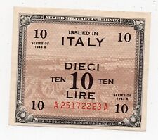 Lire ten lire usato  Italia