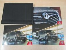 Vauxhall vivaro handbook for sale  BURY ST. EDMUNDS