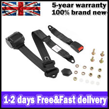 3.5M Universal 3 Point Inertia Seat Belt with 30cm wire buckle - Car, Van, Coach for sale  SOUTHALL
