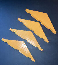Lincoln Log Building Toy Orange 3 Notch Roof Trusses 4 Replacement Parts Pieces for sale  Shipping to South Africa