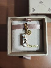 18kt Gold Plated 925 Silver Pink Charm Giotto Tower Pendant for sale  Shipping to South Africa