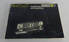 Instrucciones Servicio/Manual Renault R6 Tipo R.1180 / R.1181 Stand 07/1970 segunda mano  Embacar hacia Argentina