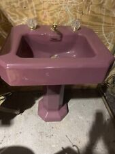 Purple pedestal sink for sale  Elkton