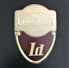 Lambretta scudetto badge usato  Carpi