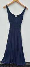 Aritzia Dress XS Wilfred Navy Blue Sleeveless A Line Ruffled for sale  Shipping to South Africa