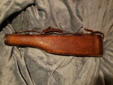 Used, Vintage Hard Leather Rifle Shotgun Takedown Case Scabbard  Western Antique for sale  Shipping to South Africa