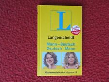 Przewodnik językowy Langenscheidt: mężczyzna - niemiecki, niemiecki - mężczyzna; rozumienie mężczyzn  na sprzedaż  Wysyłka do Poland