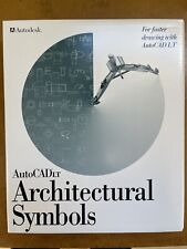 Architectural Symbols For AutoCAD LT  for Windows 3.1 Autodesk 1995 Software for sale  Shipping to South Africa