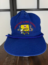 Great Salt Lake Council Hat Cap Strap Back Adult Blue Snoopy Camp Steiner BSA for sale  Shipping to South Africa