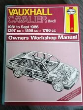 Vauxhall cavalier haynes for sale  EDINBURGH